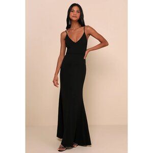 Lulu's Black Maxi Dress Size Small
